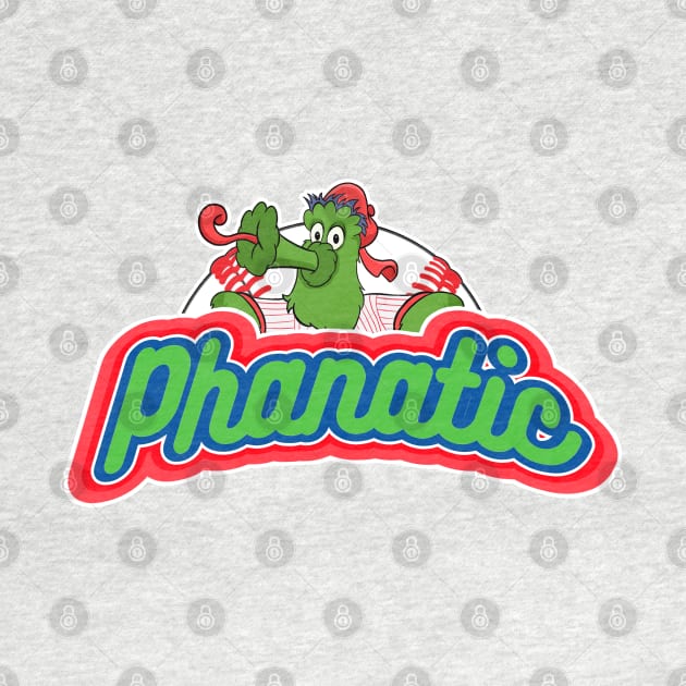 Philly Phanatic Baseball Mascot Design by GAMAS Threads